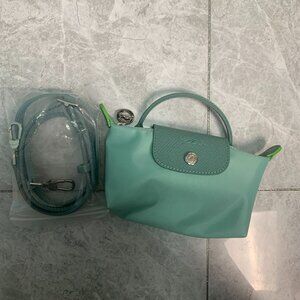 Longchamp Mini Green Dumpling Bag
